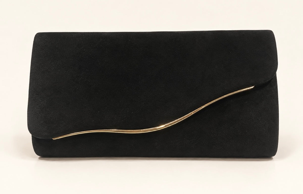 Elegant Black Evening Clutch Bag