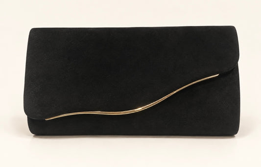 Elegant Black Evening Clutch Bag